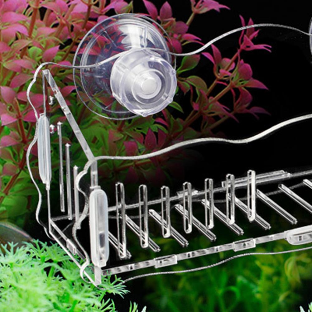 Aquarium Plant Holder - Plant Holder Suction Cup Potting Rack