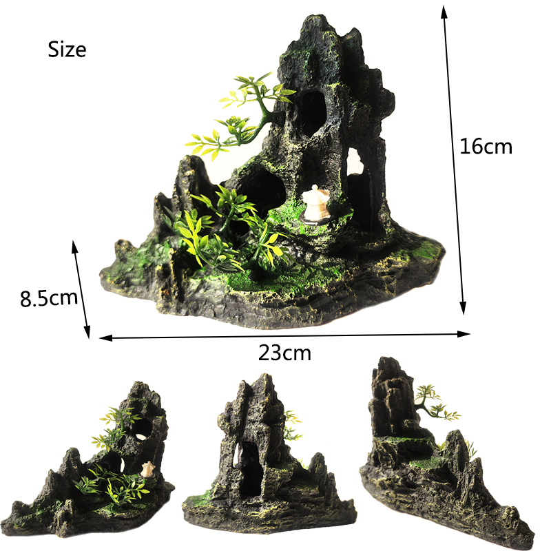 Resin Aquarium Rockery Mountai - đánh giá và giá Aquarium Driftwood