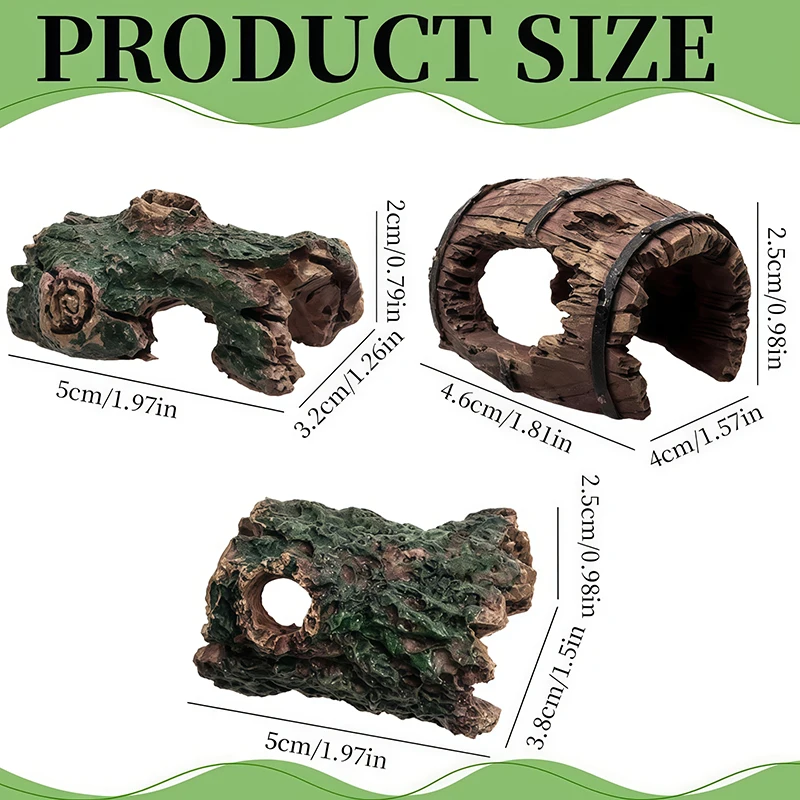 3Pcs Aquarium Resin Decoration - đánh giá và giá Aquarium Plant Substrate