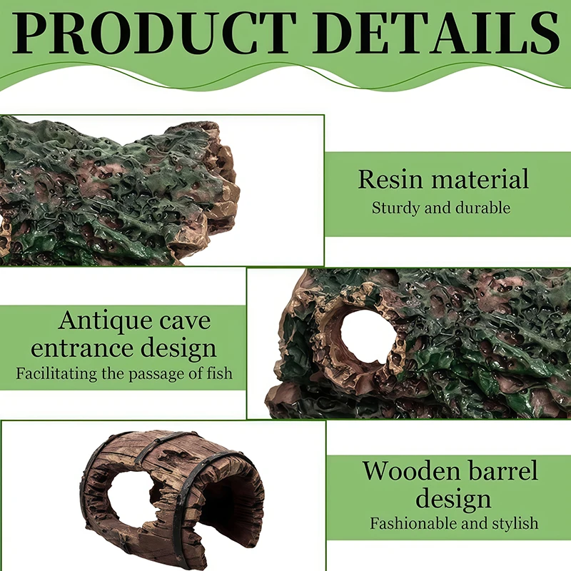 3Pcs Aquarium Resin Decoration - đánh giá và giá Aquarium Plant Substrate