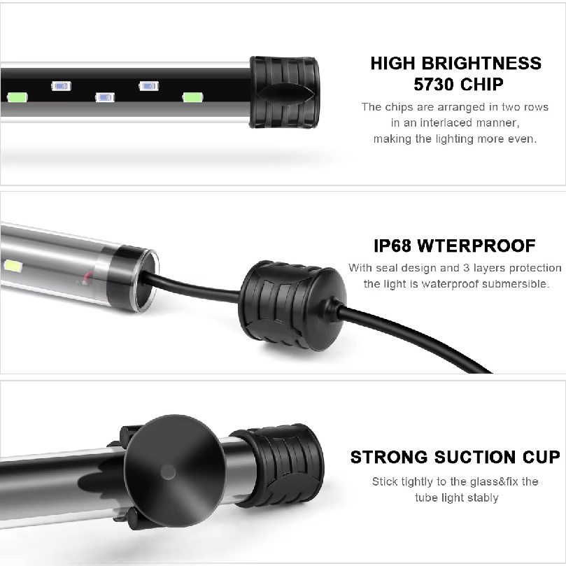 Đèn LED dải 220V cho bể cá chố - đánh giá và giá Aquarium Plant Substrate