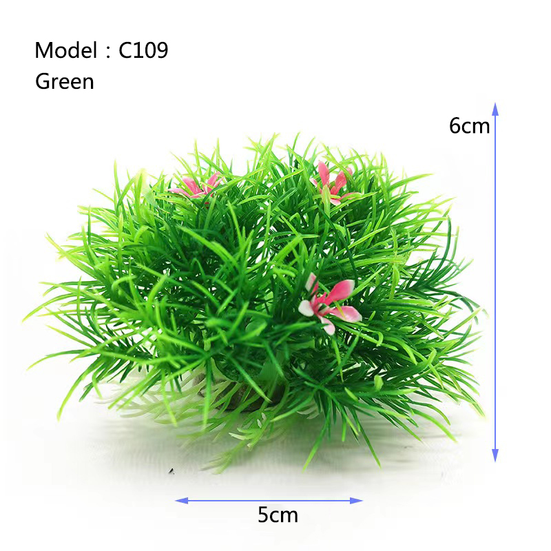 Artificial Wide Short Fish Tan - đánh giá và giá Aquarium Plants Live