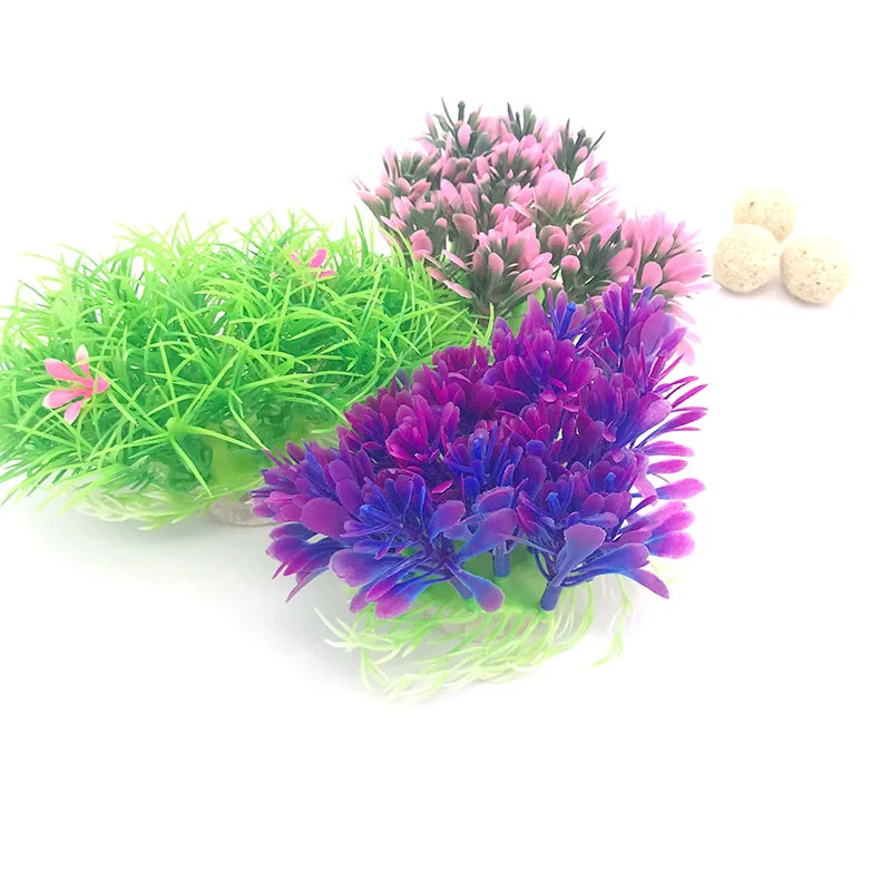 Artificial Wide Short Fish Tan - đánh giá và giá Aquarium Plants Live