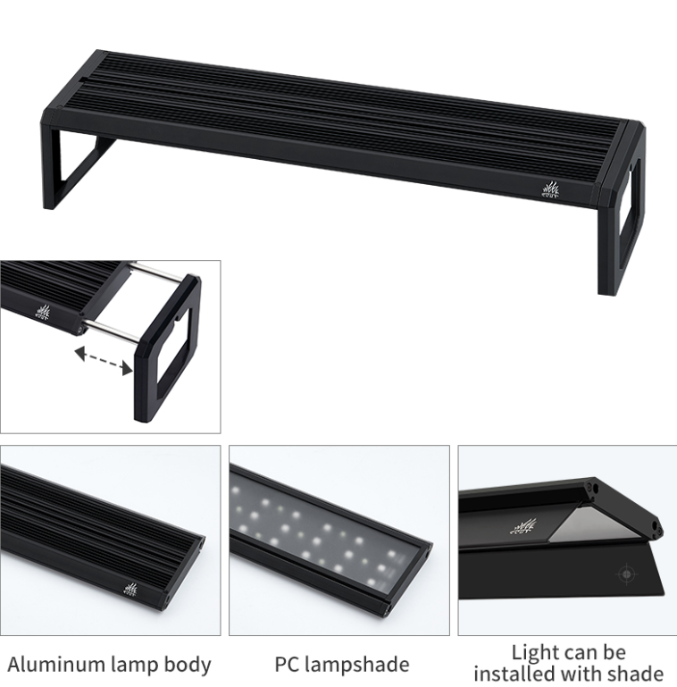 Đèn LED RGB UV cho bể cá dòng  - đánh giá và giá Aquarium Plant Light