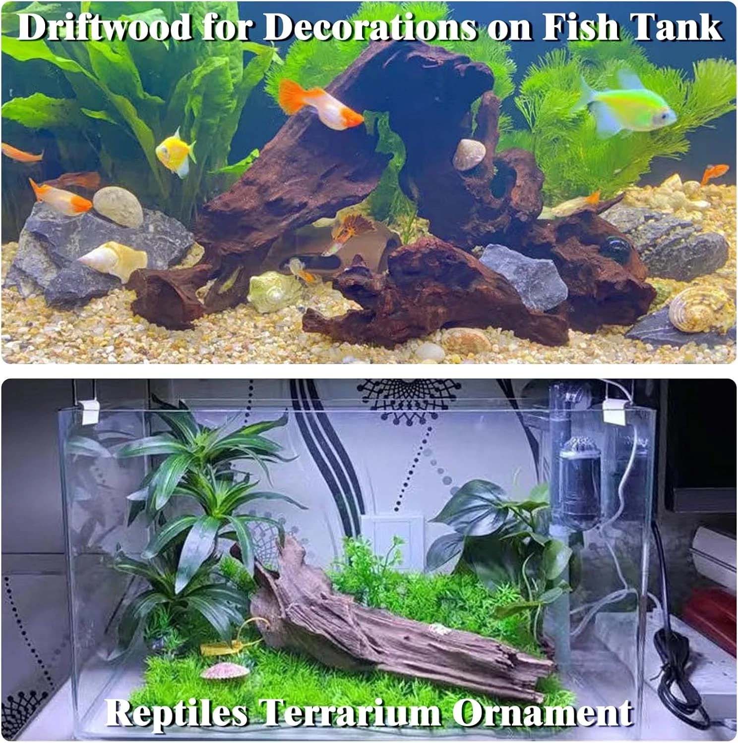 15-20CM 1Pc Natural Driftwood  - đánh giá và giá Aquarium Plants Live