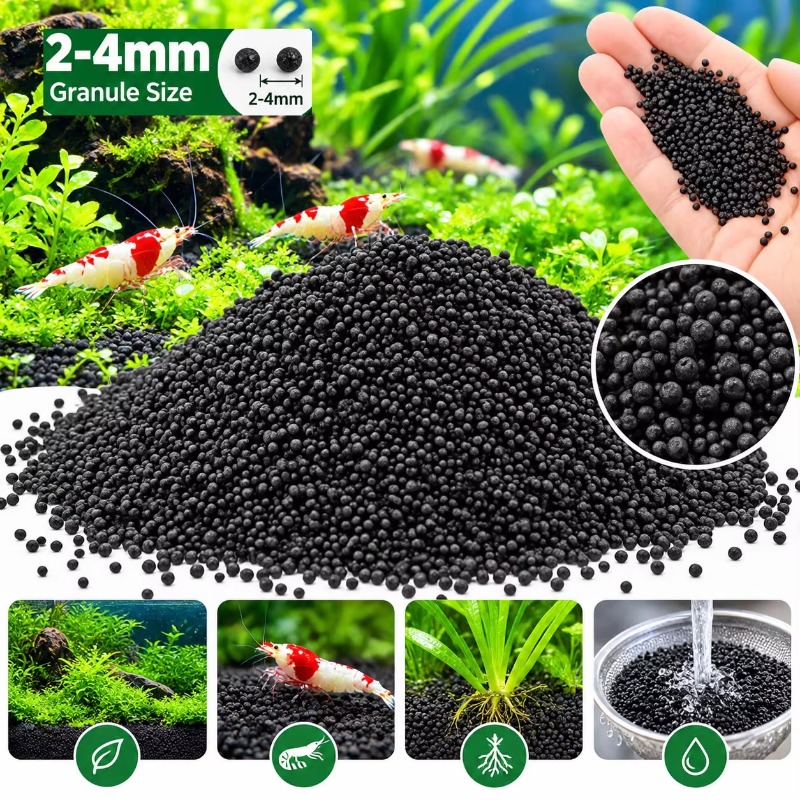 Black Aquarium Substrate Soil  - đánh giá và giá Aquarium Plant Substrate