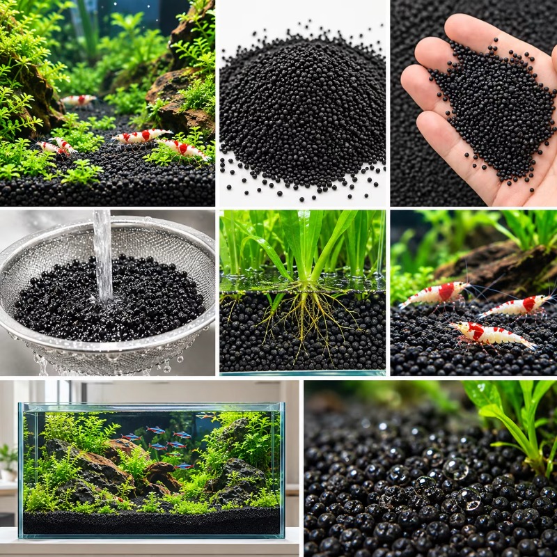 Black Aquarium Substrate Soil  - đánh giá và giá Aquarium Plant Substrate