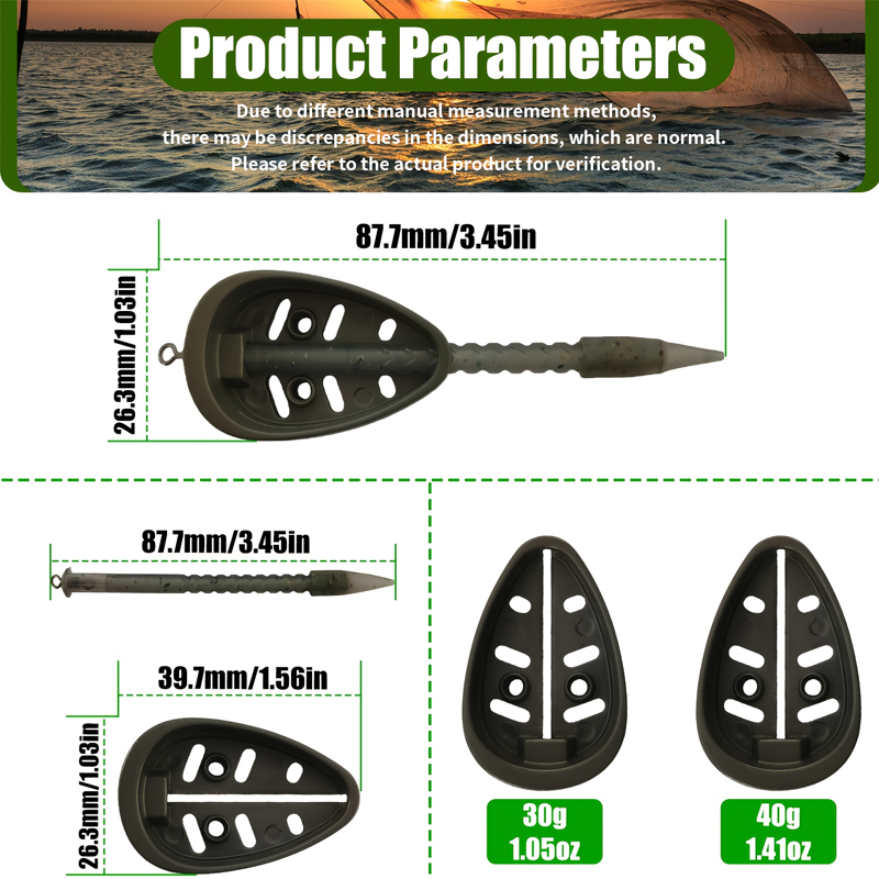 YOTO Small Zinc Alloy Bait Cag - đánh giá và giá Aquarium Fertilizer
